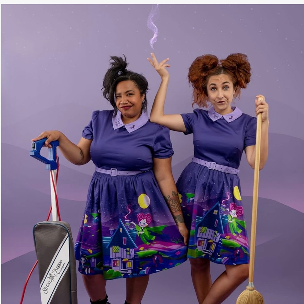 Disney Stitch Shoppe Hocus Pocus "Gemma" Dress in size XL